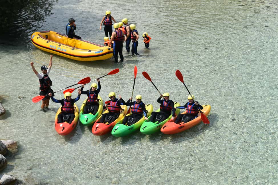 imagem n.8 de Soča: Experiência de caiaque no rio Soča com fotos atividade em Eslovênia Central, carregada pelo fornecedor