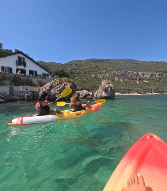 image n.4 of Lisbon: Arrábida Kayak & Wild Beach Snorkeling Pickup Option activity in Lisbon District, uploaded by supplier