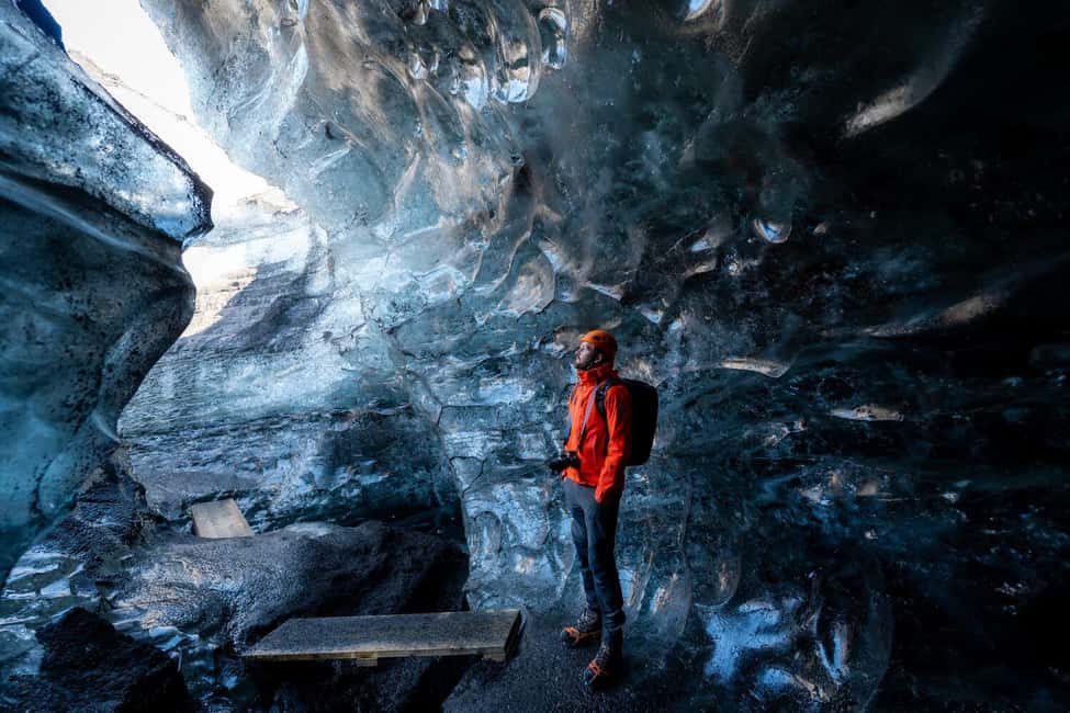 bild nr.8 av Från Jökulsárlón: Tur till isgrottan Vatnajökulls glaciär aktivitet i Norðurland eystra (Nordöstra regionen), uppladdad av arrangören