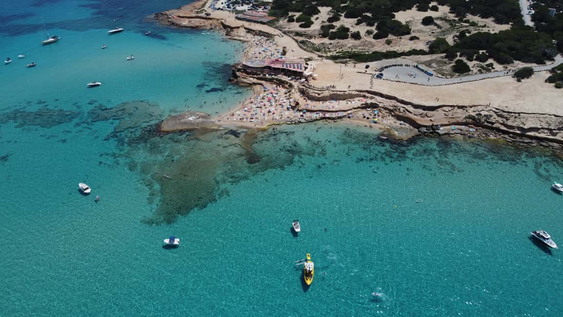image n.8 of Ibiza: Beach and Cave Boat Tour with Luxury Water Toys activity in Sant Antoni de Portmany, uploaded by supplier