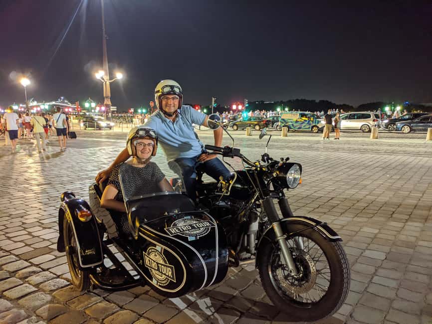 image n.1 of Bordeaux: Nighttime Sidecar Tour with Wine Tasting activity in Bordeaux, uploaded by supplier
