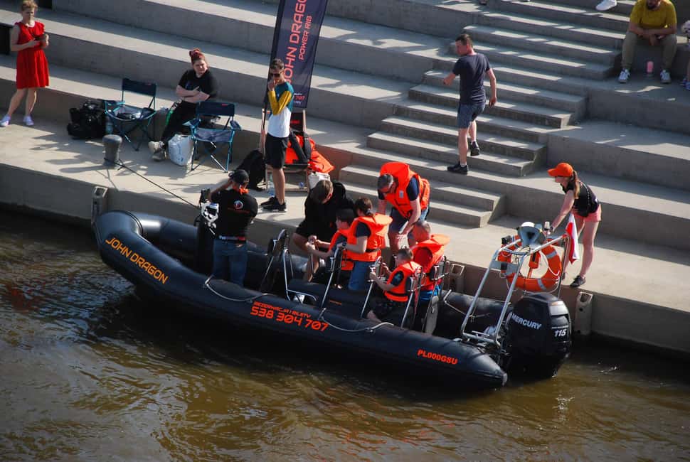 Immagine nº 19 di Varsavia: corsa adrenalinica sul fiume Vistola (Wisła) attività a Varsavia, caricata dal fornitore