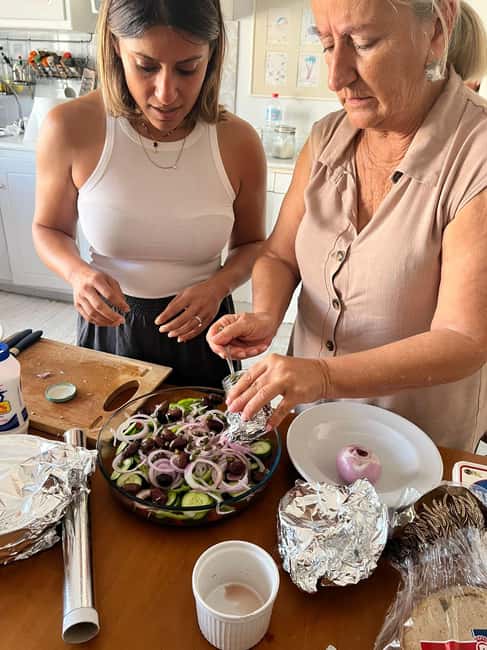 image n.1 of Oia: Greek Cooking Class and Lunch with a Local Grandmother activity in Oia, uploaded by supplier