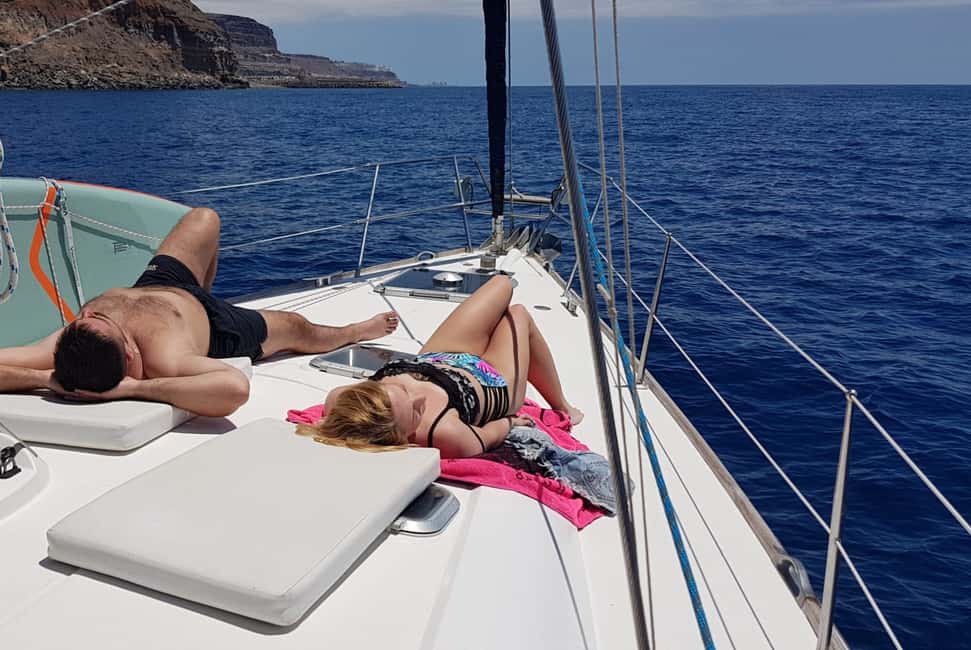 image n.2 of Gran Canaria: Sailboat Trip with Food, Drinks (max 8 people) activity in Mogán, uploaded by supplier