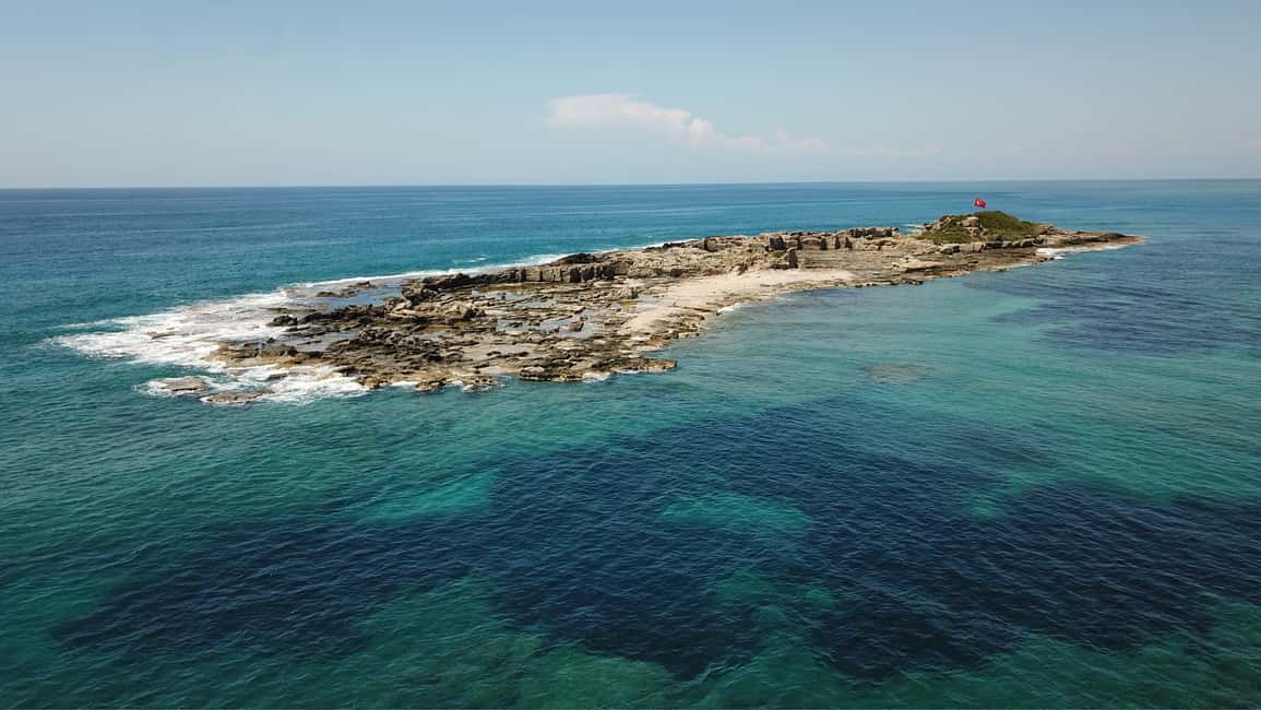 image n.26 of City of Side: Dolphin Island Boat Tour with BBQ & Foam Party activity in Antalya Province, uploaded by supplier