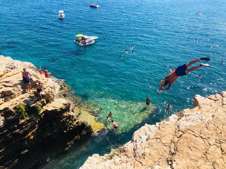 Bild Nr. 5 von Pula: Meeresabenteuer - Boot, Kajak, Schnorcheln & Klippenspringen Aktivität in Pula, Kroatien, hochgeladen vom Anbieter