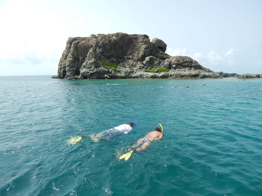 afbeelding n.2 van Sint Maarten: Catamaran snorkelcruise met open bar en lunch activiteit in Sint Maarten, geüpload door aanbieder