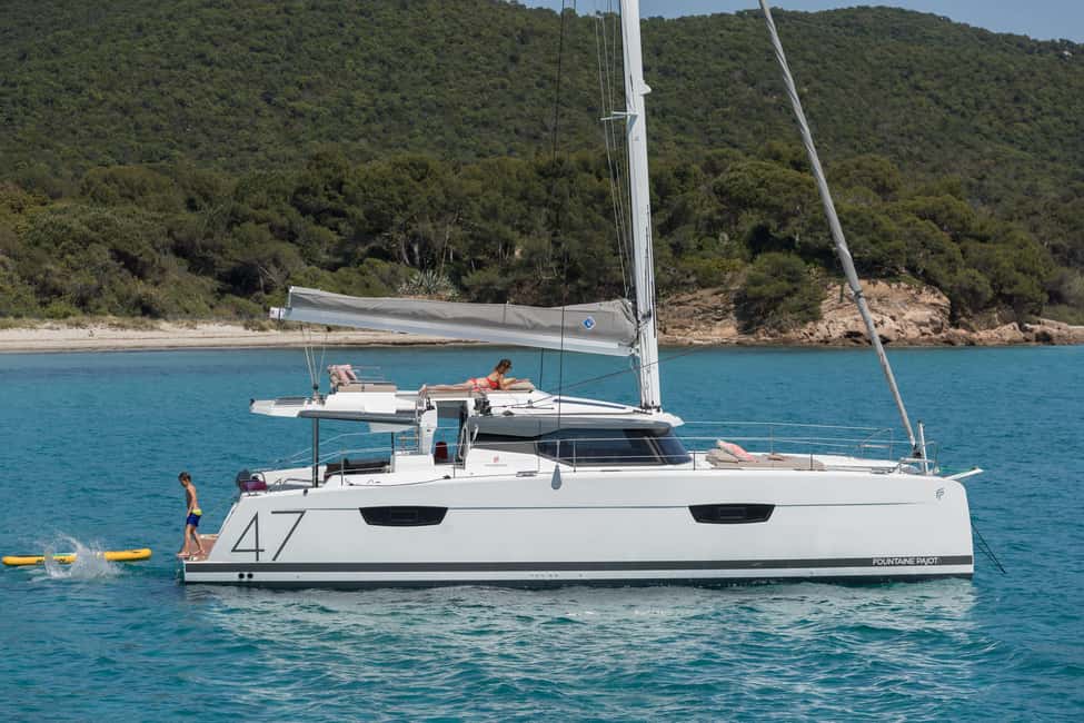 image n.4 of Mykonos: Catamaran Cruise with 3-Course Meal and Transfers activity in Cyclades, uploaded by supplier