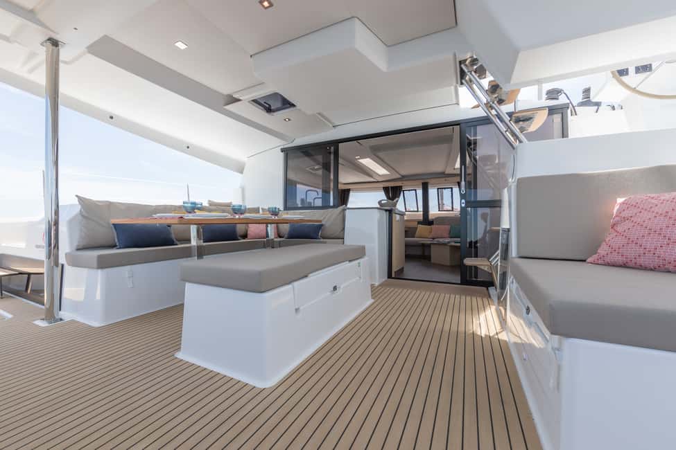 image n.11 of Mykonos: Catamaran Cruise with 3-Course Meal and Transfers activity in Cyclades, uploaded by supplier