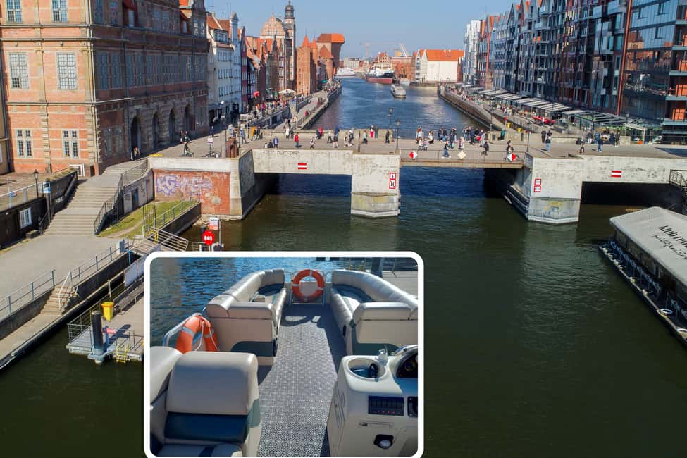 Bild Nr. 1 von Danzig: Sightseeing-Bootsfahrt auf der Mottlau mit einem Katamaran Aktivität in Suchy Dąb, hochgeladen vom Anbieter