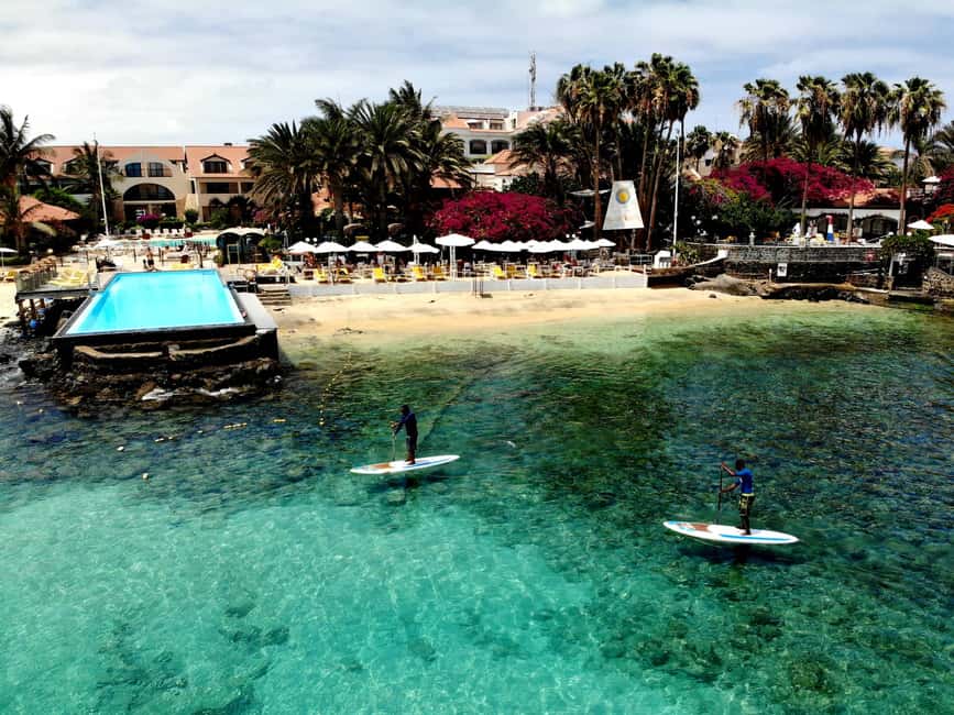 imagem n.3 de Santa Maria: passeio de stand-up paddle atividade em Santa Maria, Cabo Verde, carregada pelo fornecedor