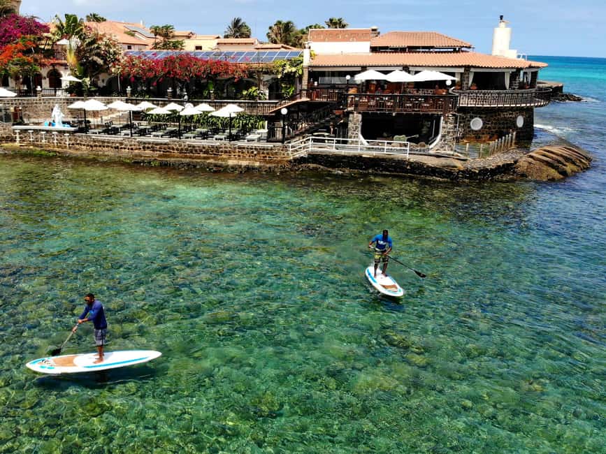 imagem n.2 de Santa Maria: passeio de stand-up paddle atividade em Santa Maria, Cabo Verde, carregada pelo fornecedor