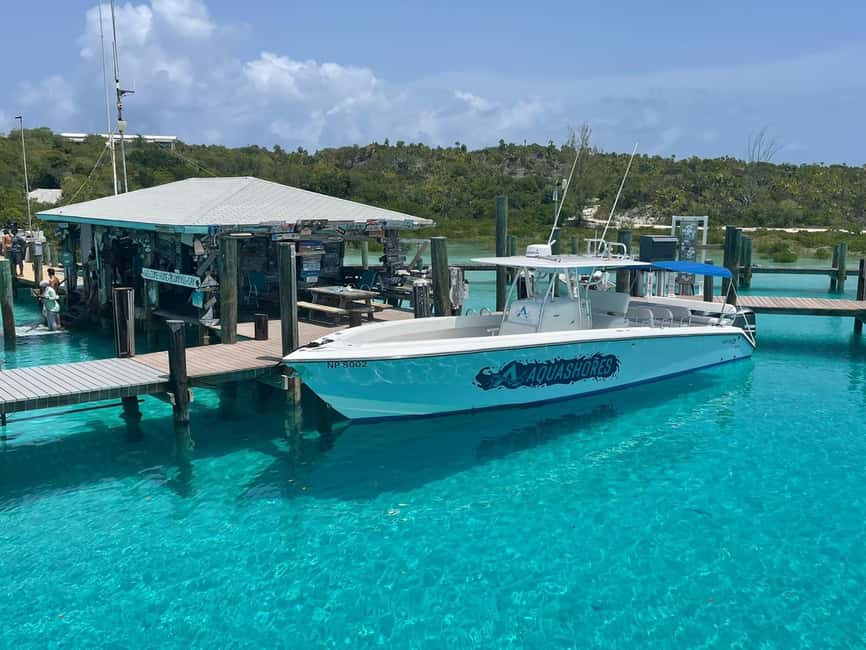 Image N°1 de De Nassau: excursion en bateau à moteur Exuma et Pig Beach avec déjeuner activité à Nassau, Bahamas, publiée par le prestataire