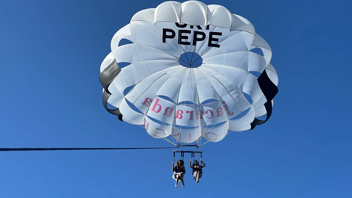 image n.7 of Santa Eulària des Riu: Parasailing Boat Cruise with Drinks activity in Palma de Mallorca, uploaded by supplier