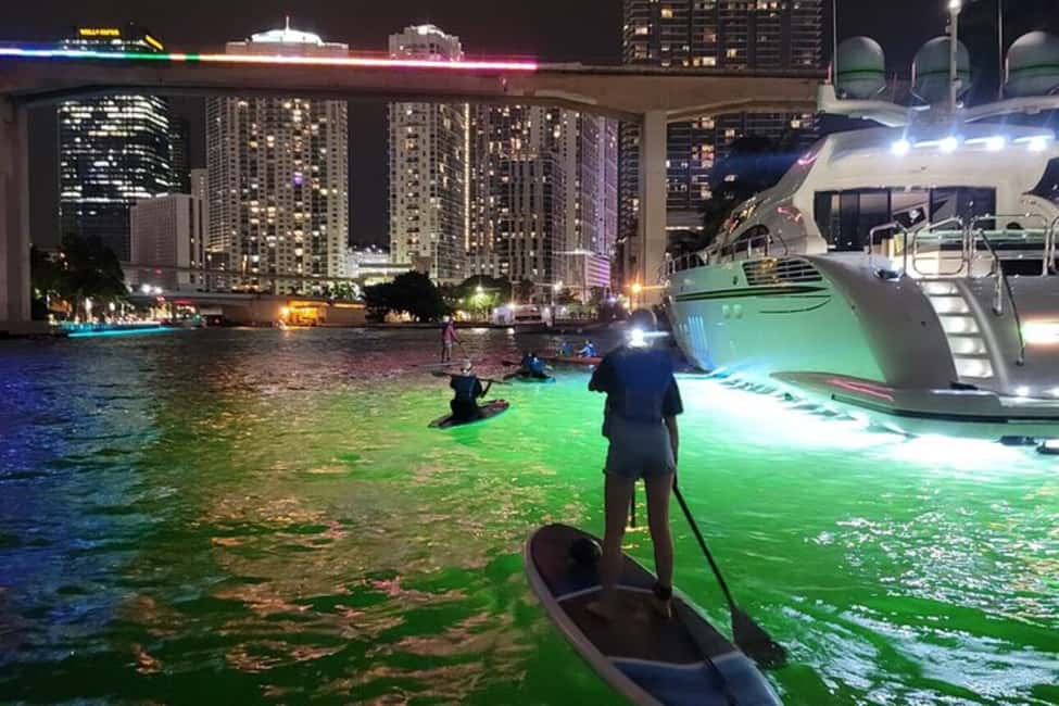 image n.5 of Miami: City Lights SUP or Kayak Night Tour activity in Miami, uploaded by supplier
