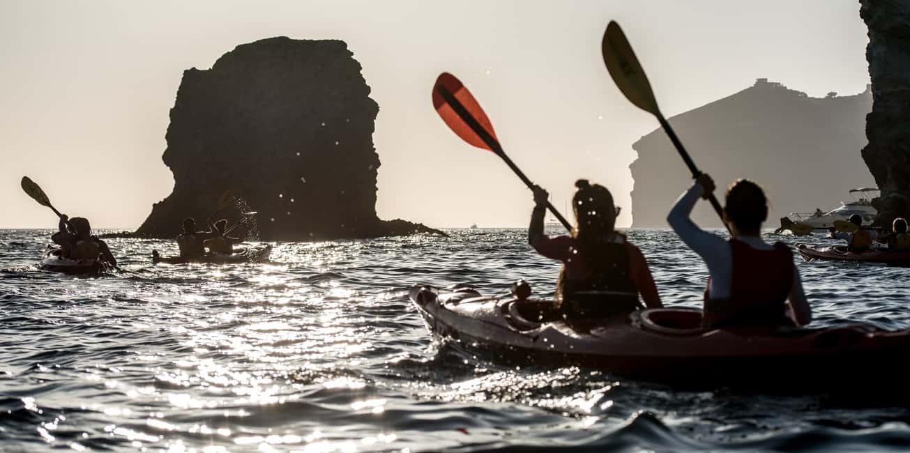 image n.12 of Santorini: Sunset Sea Kayak with Light Dinner activity in Cyclades, uploaded by supplier
