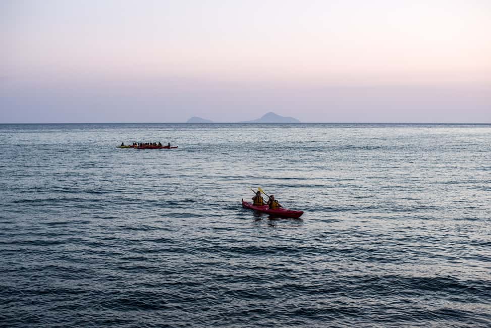 image n.3 of Santorini: Sunset Sea Kayak with Light Dinner activity in Cyclades, uploaded by supplier