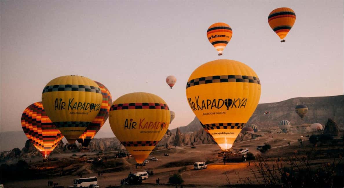 Image N°19 de Cappadoce : Vol en montgolfière à Goreme au-dessus des Fairychimneys activité à Göreme, publiée par le prestataire