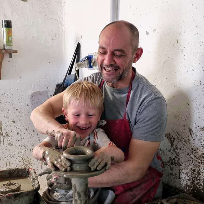 image n.4 of Grottaglie: Shape ceramics at the potter's wheel activity in Grottaglie, uploaded by supplier