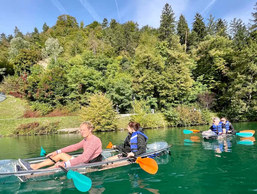 afbeelding n.6 van Bled: Rondleiding in een transparante kajak activiteit in Bohinj, geüpload door aanbieder