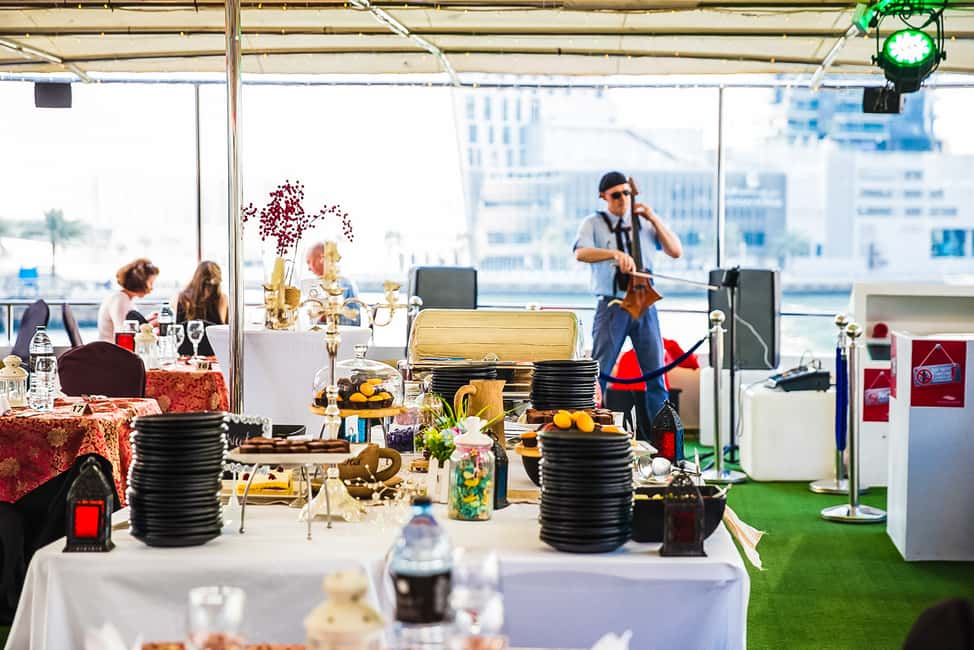 image n.5 of Dubai: Sunset or Dinner Cruise with Live Music & Open Bar activity in Dubai, uploaded by supplier