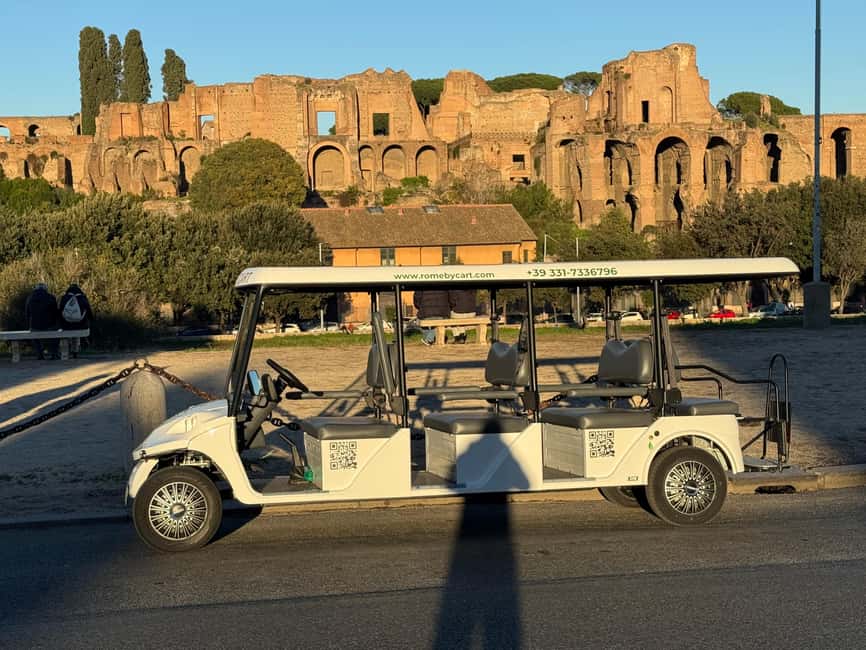 Image N°1 de Rome en 3 heures avec visite privée en voiturette de golf et dégustation de mets activité à Rome, publiée par le prestataire