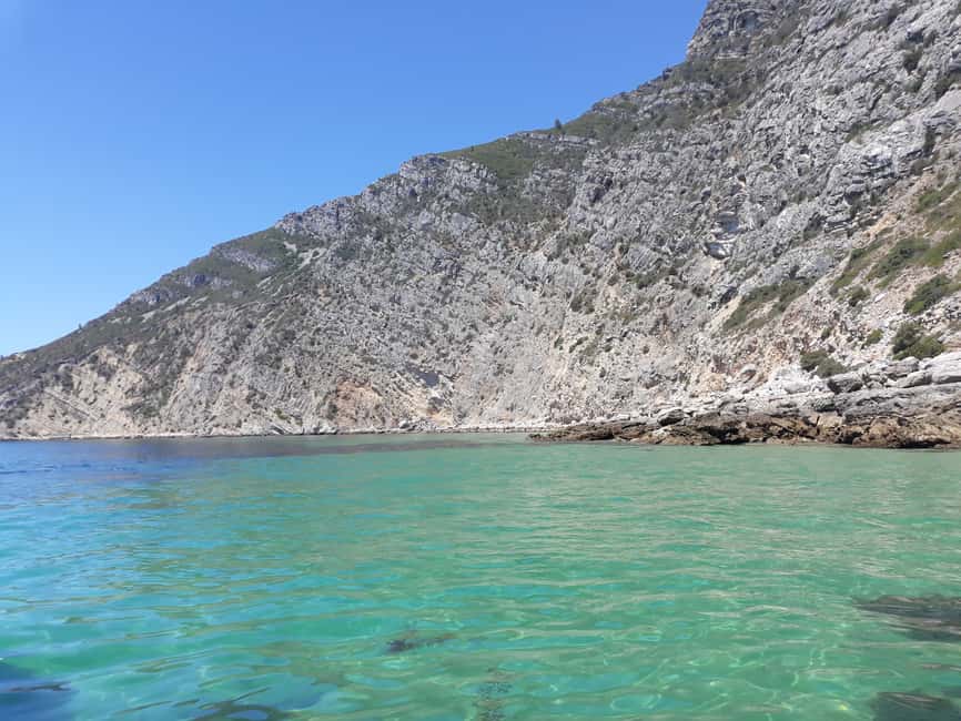 imagem n.5 de Sesimbra: Passeio de barco pelas baías e praias secretas com snorkeling atividade em Distrito de Lisboa, carregada pelo fornecedor
