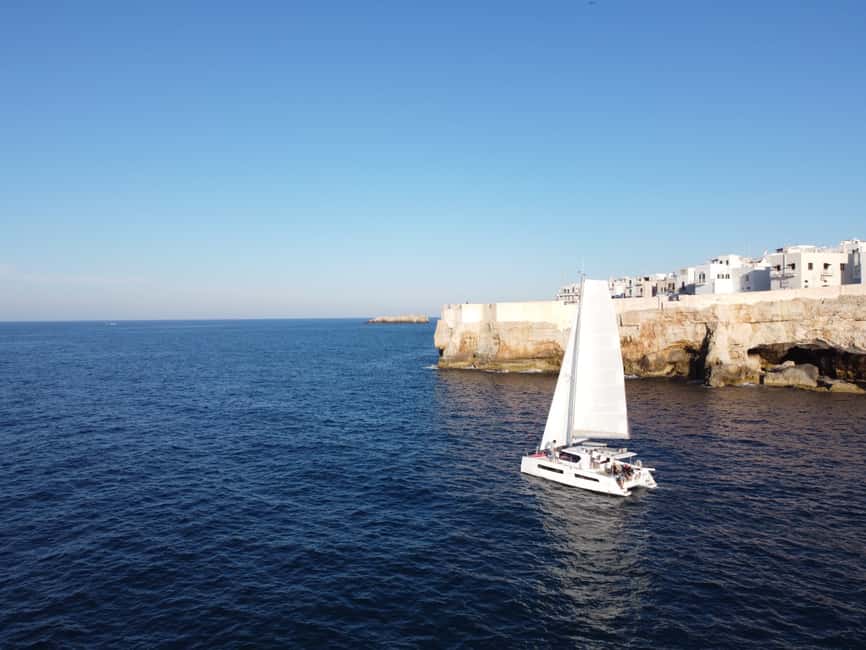 image n.3 of Polignano a Mare: Catamaran Tour with Aperitif & Local Food activity in Polignano a Mare, uploaded by supplier