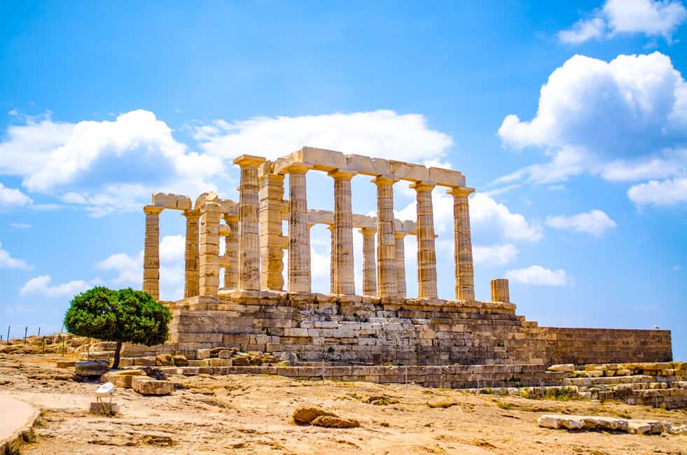Obraz nr 1 z atrakcji Z Aten: półdniowa wycieczka do świątyni Posejdona i przylądka Sounion w Sunion, przesłany przez organizatora