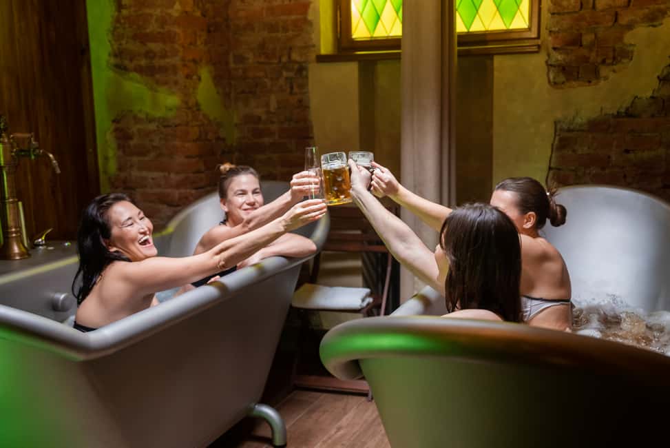 Bild Nr. 1 von Prag: Bier- und Weinbad mit Salzgrottenerlebnis Aktivität in Prag, hochgeladen vom Anbieter