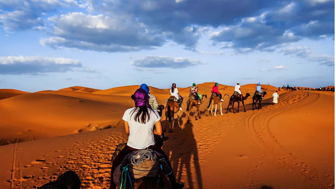 Image N°1 de Au départ de Fès : Circuit de 2 jours dans le désert du Sahara avec séjour au camp de Merzouga activité à Drâa-Tafilalet, publiée par le prestataire
