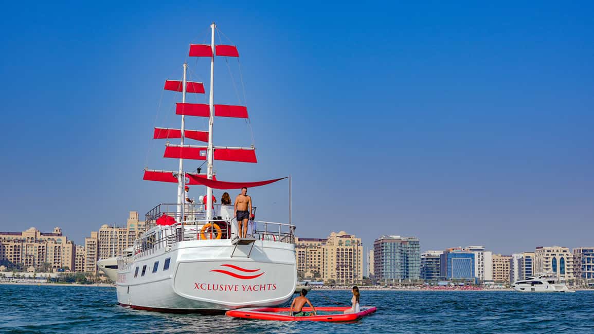 image n.3 of Dubai Marina: Sailing Tour with BBQ and Swimming activity in Dubai, uploaded by supplier