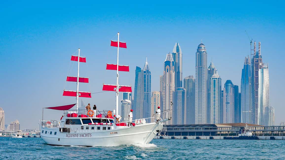 image n.4 of Dubai Marina: Sailing Tour with BBQ and Swimming activity in Dubai, uploaded by supplier