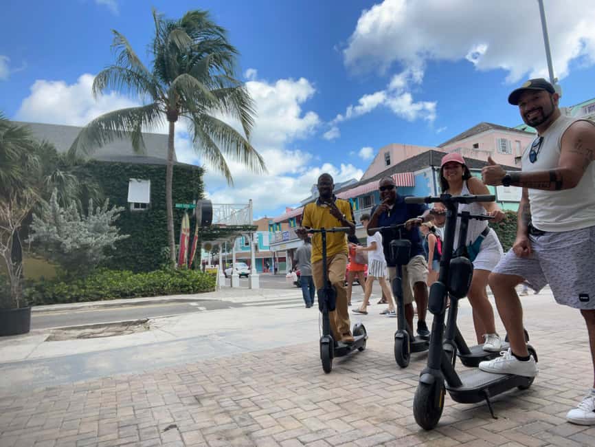 Image N°2 de Nassau : Visite culinaire en scooter électrique avec dégustation de mets et de boissons locales activité à Nassau, Bahamas, publiée par le prestataire
