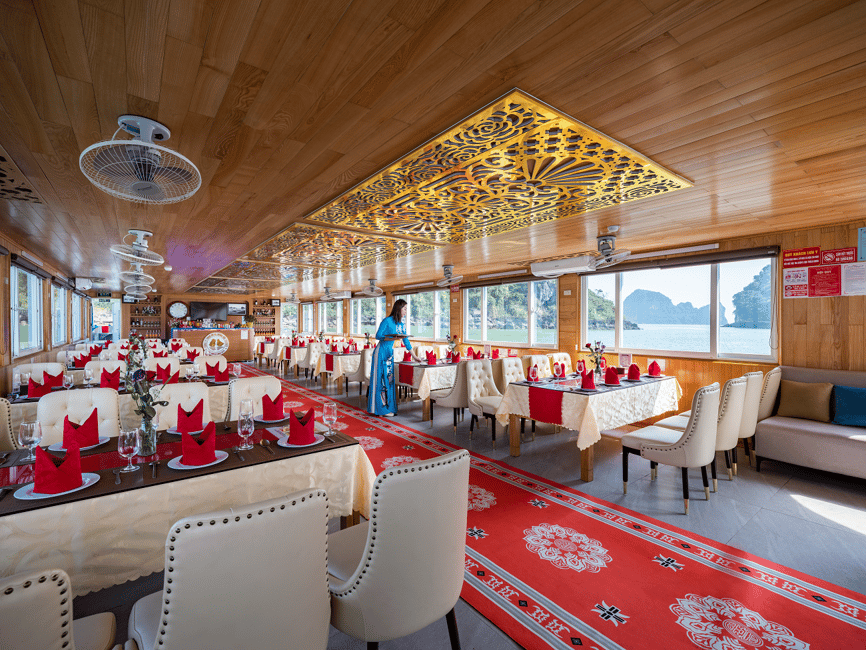 image n.4 of Hanoi: Full-Day Halong Bay Cruise with Swimming & Kayak Tour activity in Dong Bac, uploaded by supplier