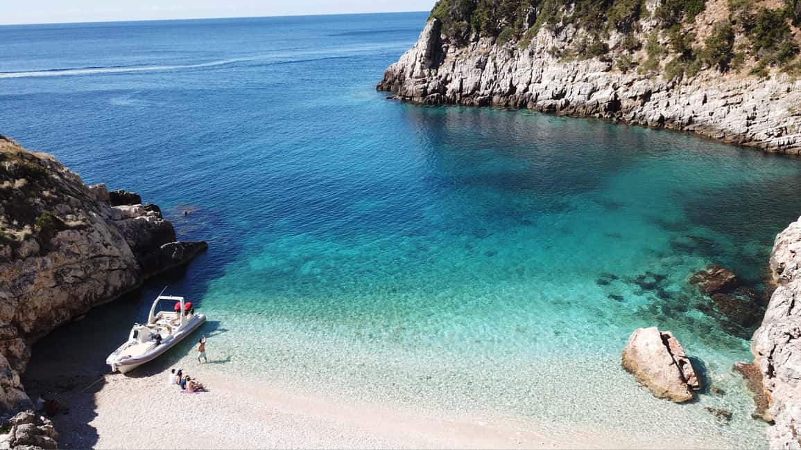 image n.23 of Vlorë: Speedboat Trip to Grama Bay w/ Snorkeling & Swimming activity in Vlorë County, uploaded by supplier