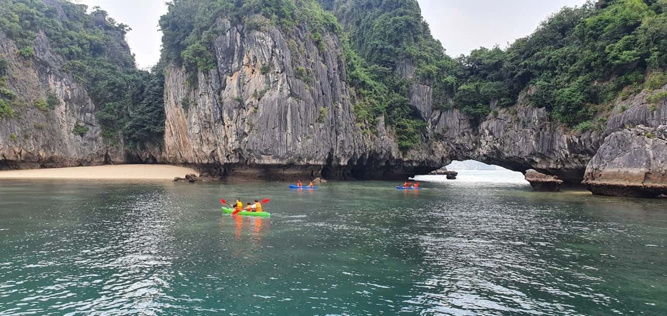 image n.21 of Hanoi: Full-Day Halong Bay Cruise with Swimming & Kayak Tour activity in Dong Bac, uploaded by supplier