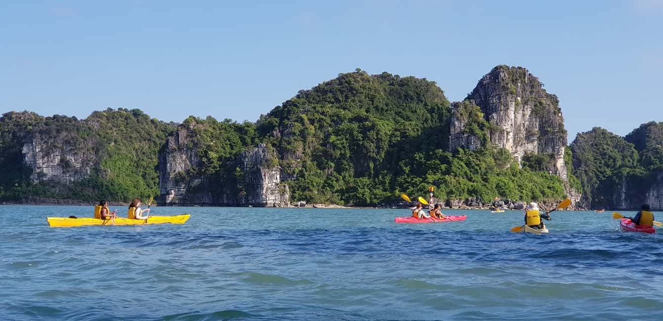 image n.25 of Hanoi: Full-Day Halong Bay Cruise with Swimming & Kayak Tour activity in Dong Bac, uploaded by supplier