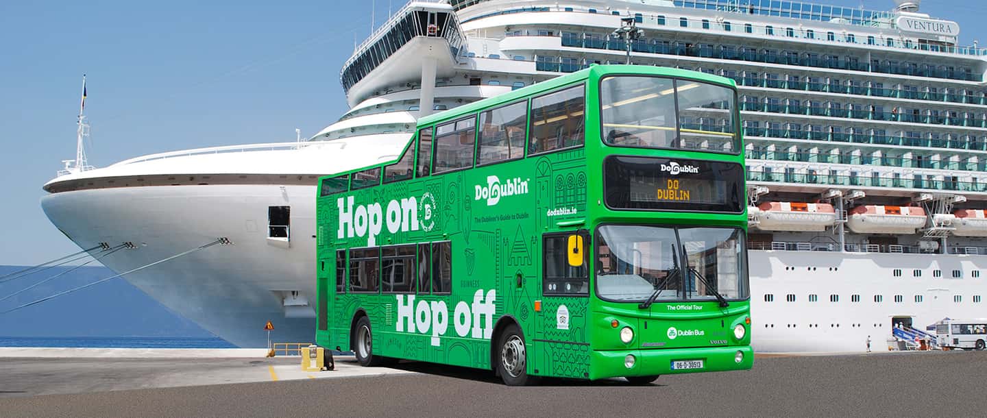 изображение номер 1 мероприятия Дублин: круизная экскурсия Hop-On Hop-Off Tour и железнодорожный билет в городе Дублин, загруженное организатором