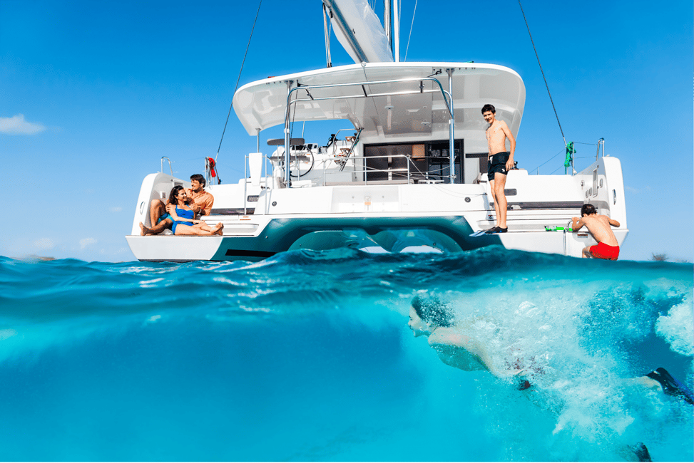 image n.1 of Mykonos: Catamaran Cruise with Lunch, Drinks and Transfer activity in Cyclades, uploaded by supplier