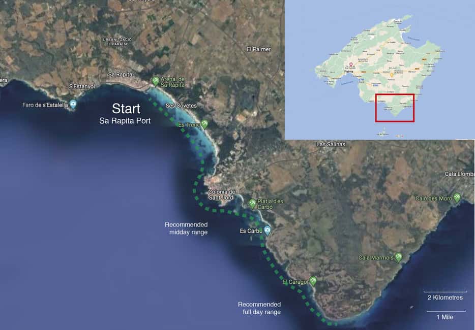 bild nr.2 av Mallorca: Privat båttur till södra stränderna i Llaut aktivitet i Ses Covetes, uppladdad av arrangören
