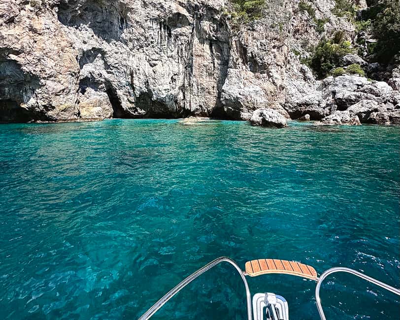 bild nr.8 av Från Positano: Halvdags Amalfikustens båttur och snorkling aktivitet i Conca dei Marini, uppladdad av arrangören