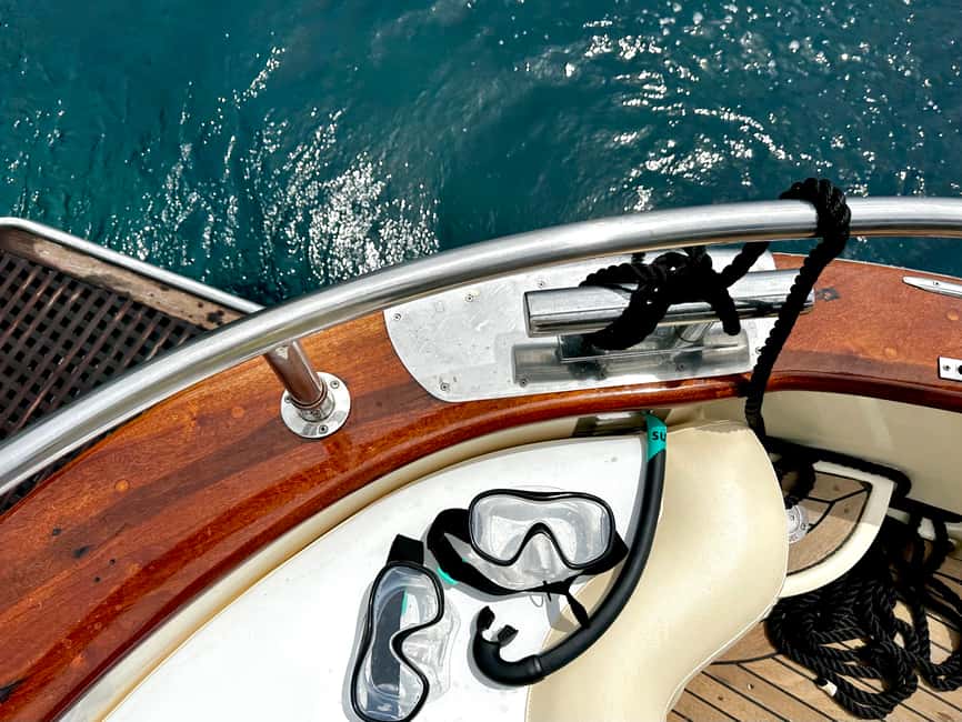 bild nr.6 av Från Positano: Halvdags Amalfikustens båttur och snorkling aktivitet i Conca dei Marini, uppladdad av arrangören