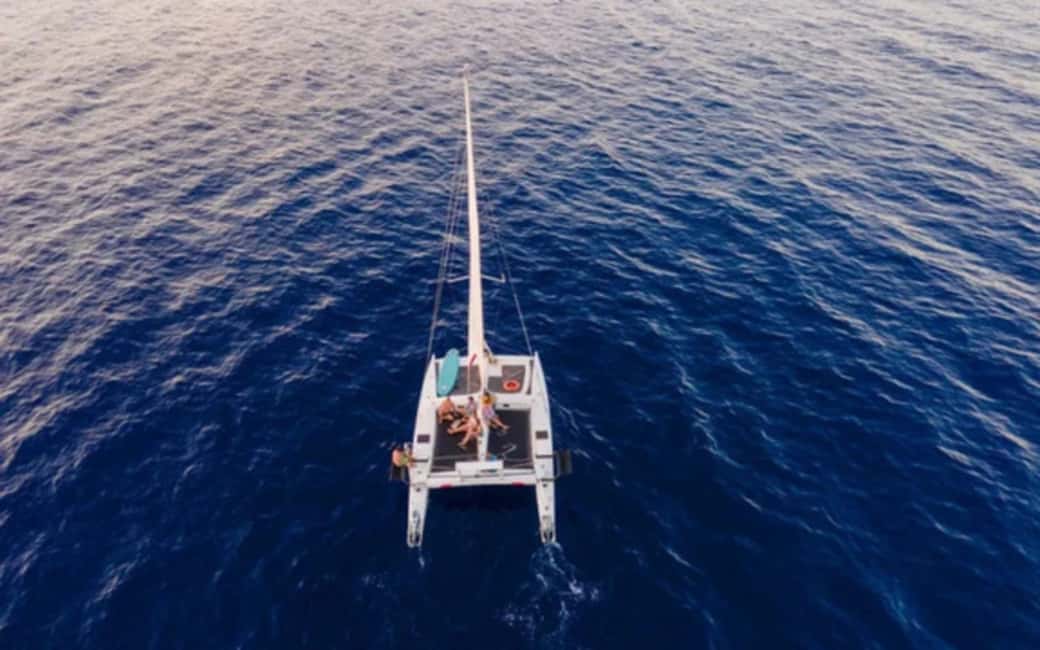 image n.3 of Fornells: Catamaran Sunset Cruise of Menorca's Coast activity in Fornells, uploaded by supplier