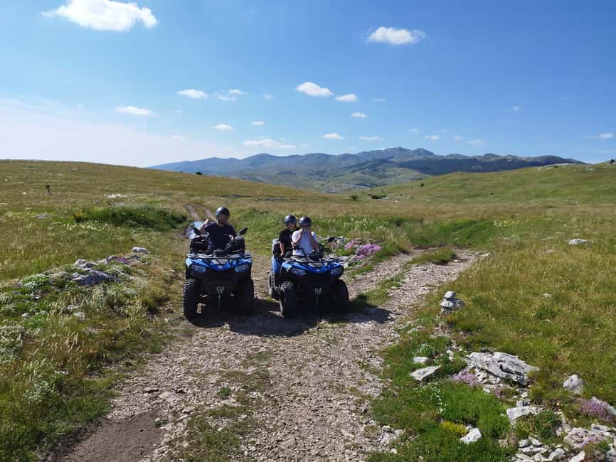 Image N°10 de Depuis Split : Aventure en quad dans le parc naturel de Dinara avec baignade activité à Split, publiée par le prestataire