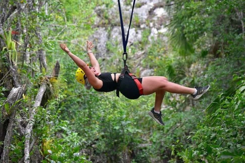 afbeelding n.6 van Maya Rivier: Jungle Tocht met ATV, Ziplines en Cenote zwemmen activiteit in Tulum, geüpload door aanbieder