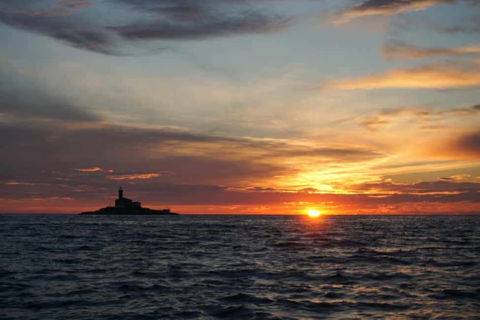 Immagine nº 4 di Rovigno: Gita in barca al tramonto con osservazione dei delfini attività a Rovigno, caricata dal fornitore