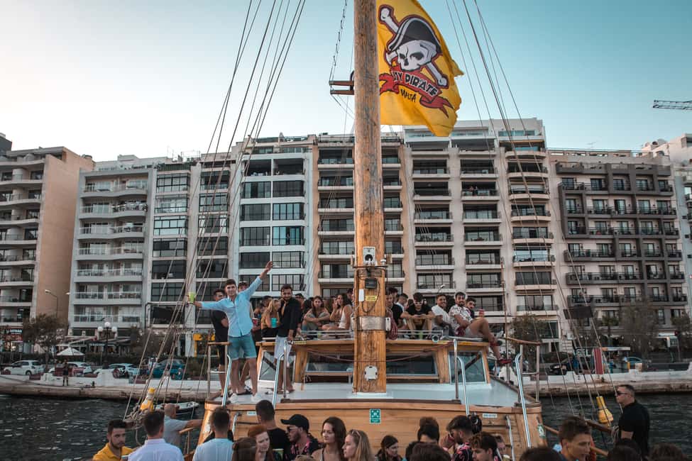 bild nr.12 av Malta, Malta Lazy Pirate Boat Party med mat och dryck aktivitet i Sliema, uppladdad av arrangören