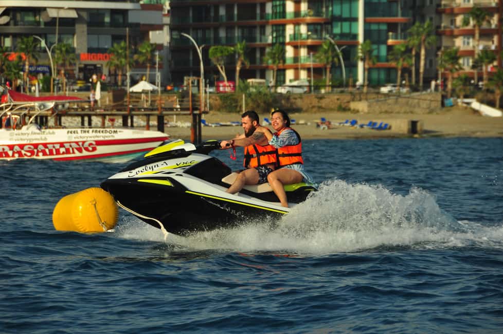 afbeelding n.2 van Alanya Jet Ski Tour met uitzicht op de kust en veiligheidsbriefing activiteit in Alanya, geüpload door aanbieder