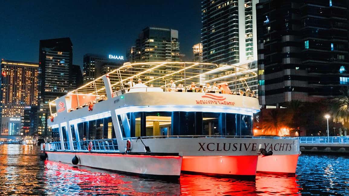 image n.1 of Dubai: Sunset or Dinner Cruise with Live Music & Open Bar activity in Dubai, uploaded by supplier
